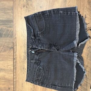 Lee Women's Dark Gray Jean Shorts